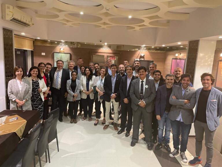 Team GIBF lead by Jitendra Joshi with Argentina Delegation