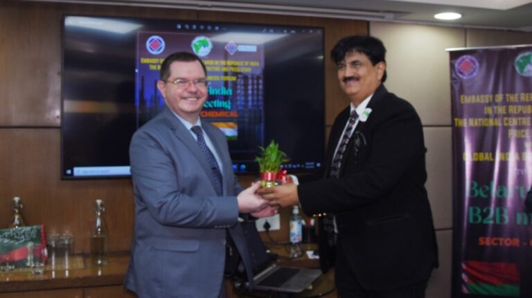 Jitendra Joshi with Belarus Delegation