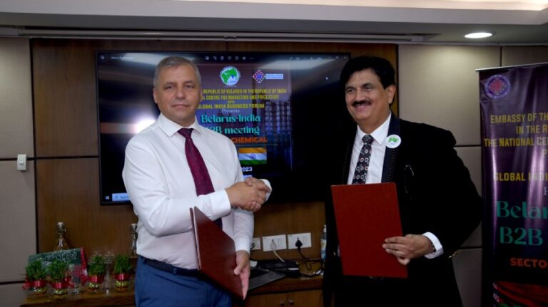 Jitendra Joshi with Belarus Delegation