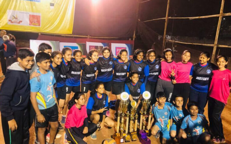Under 19 State Volleyball Sports Team sponsored by Abhi Charitable Trust