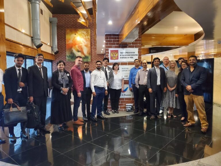 GIBF lead by Jitendra Joshi with Russian Delegates