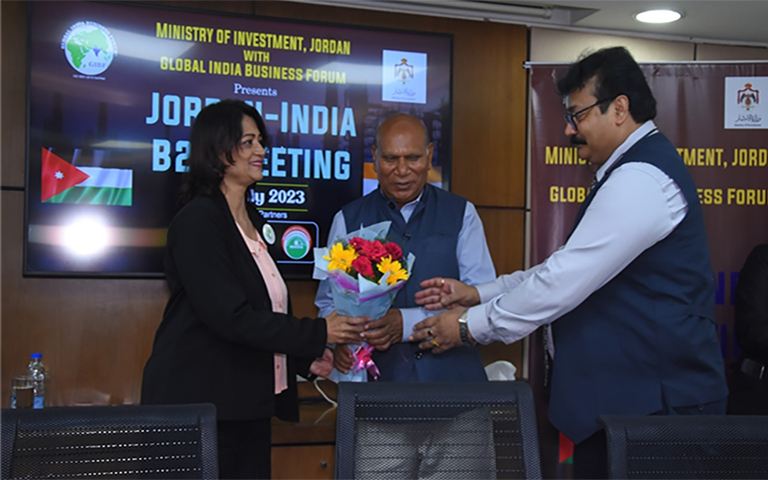 Jordan India International Delegates meeting organised by GIBF